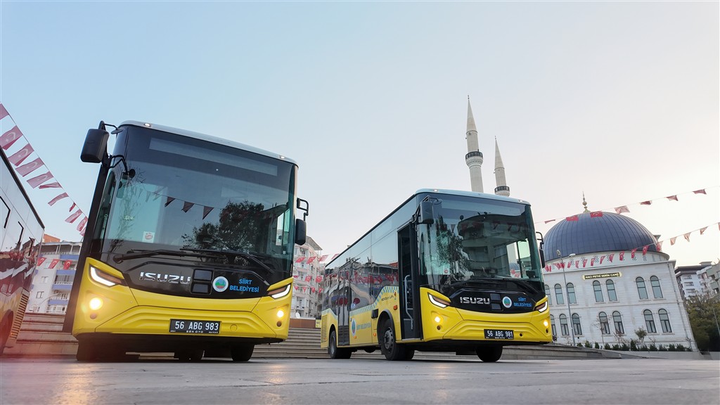 Allison donanımlı Isuzu Novociti Life midibüsler, Siirt yollarında fark yaratıyor