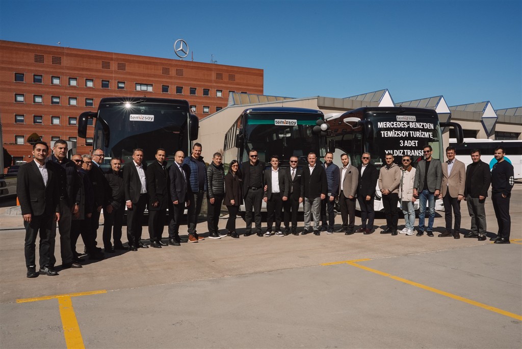 Mercedes-Benz Türk’ten Temizsoy Turizm’e 3 adet Mercedes-Benz Tourismo Otobüs Teslimatı