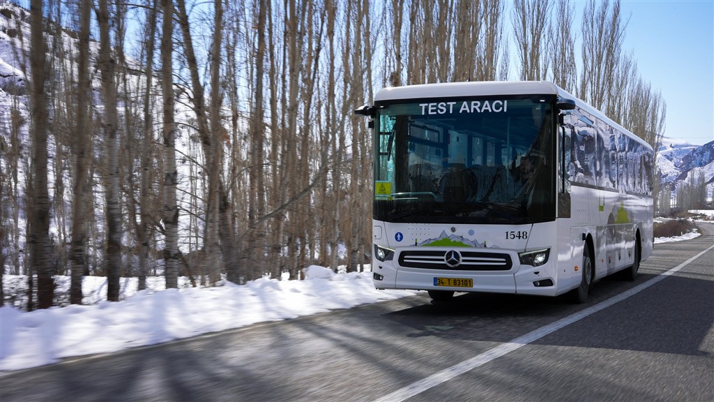 Mercedes-Benz Otobüsleri Zorlu Kış Testini Tamamladı