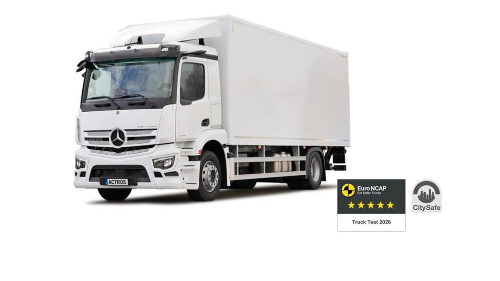 Mercedes-Benz Kamyonlar, Euro NCAP Güvenlik Değerlendirmesinde 5 Yıldız Aldı