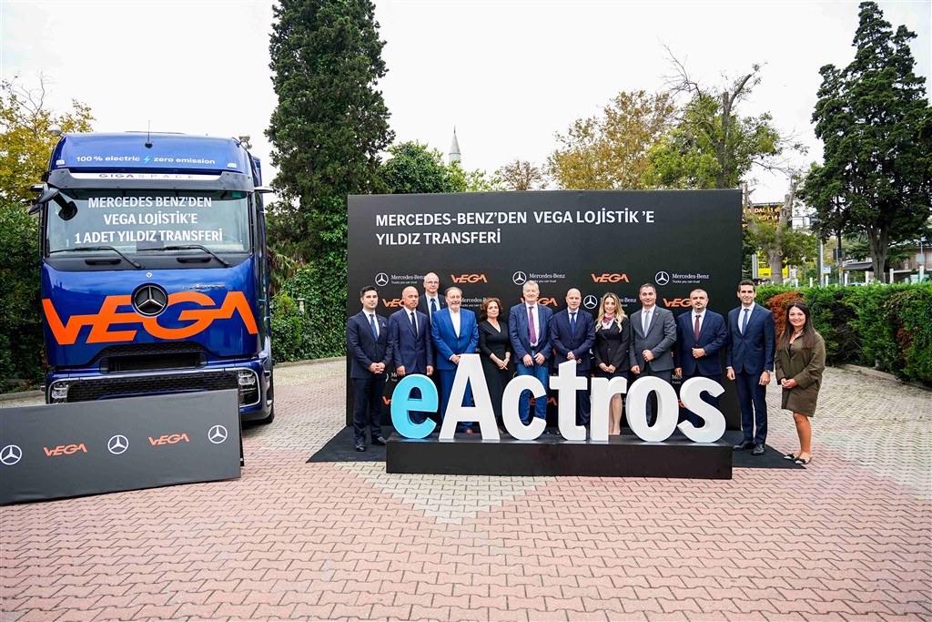 Mercedes-Benz Türk, Vega Lojistik’e Mercedes-Benz eActros 600 Teslimatı Gerçekleştirdi