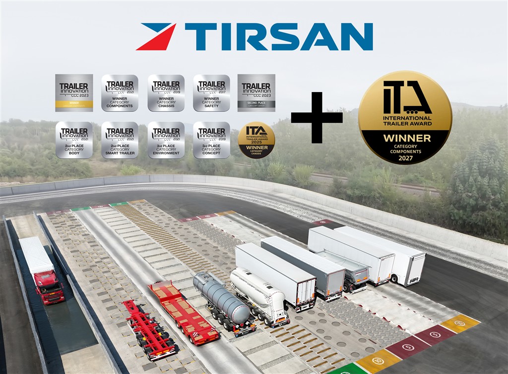 7 KATEGORİNİN TAMAMI, 6 KESİNTİSİZ DÖNEM, 11 ÖDÜL: TIRSAN AVRUPA TREYLER İNOVASYONUN STANDARDI